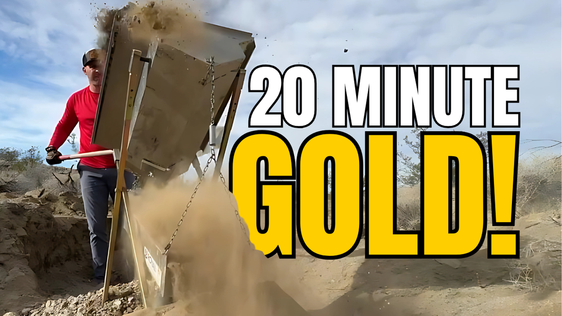 Can You Find Gold in the Desert in 20 Minutes? The Solo Drywashing Challenge