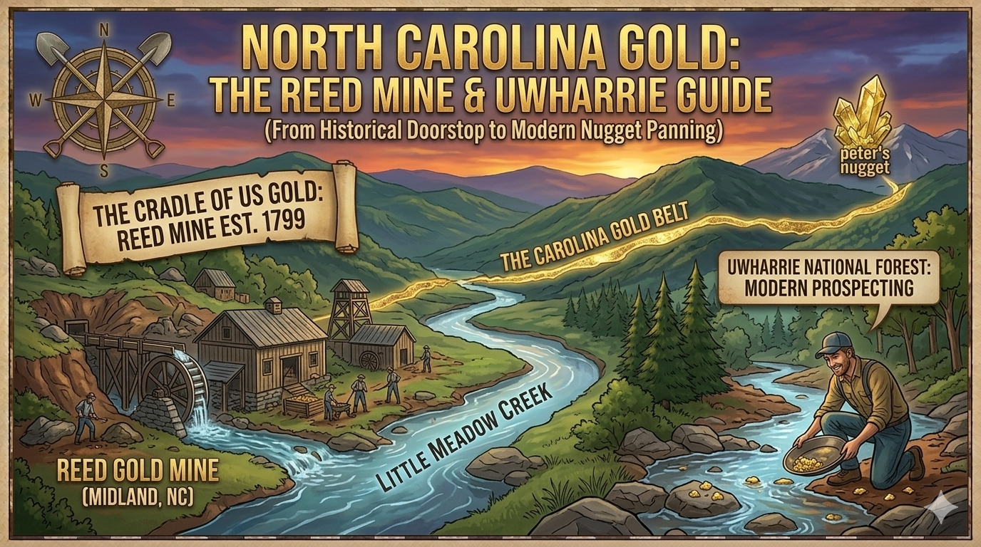 Gold Prospecting in North Carolina: The Reed Mine & Uwharrie Guide ...