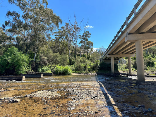 Where to find GOLD at Oallen Ford in the Shoalhaven River?