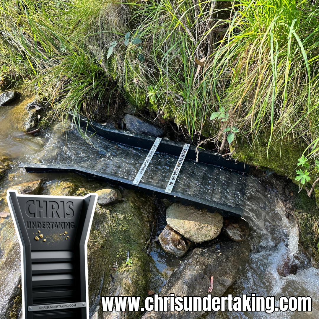 Chrisundertaking 10" OG Drop Riffle Sluice