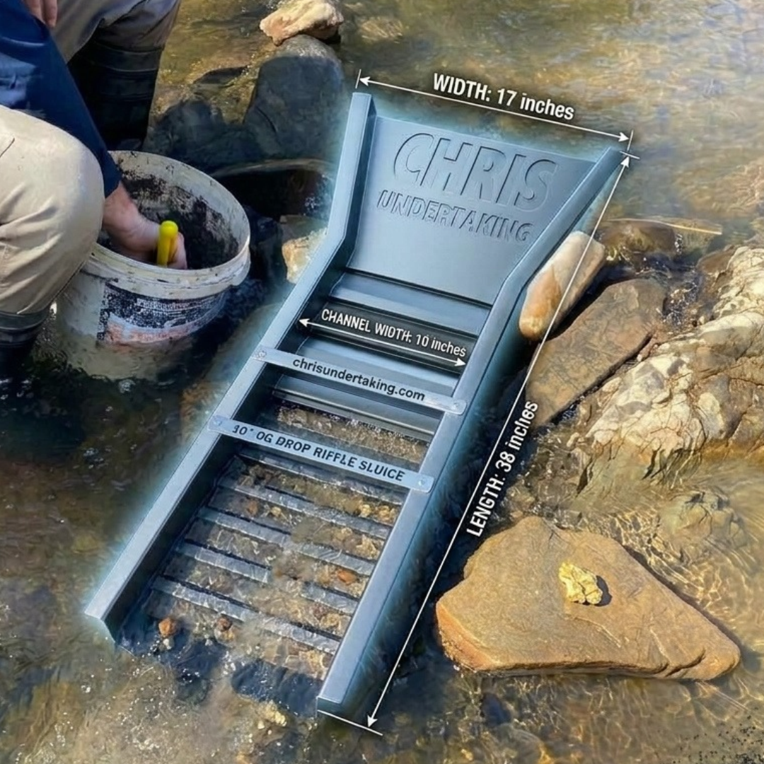Chrisundertaking 10" OG Drop Riffle Sluice