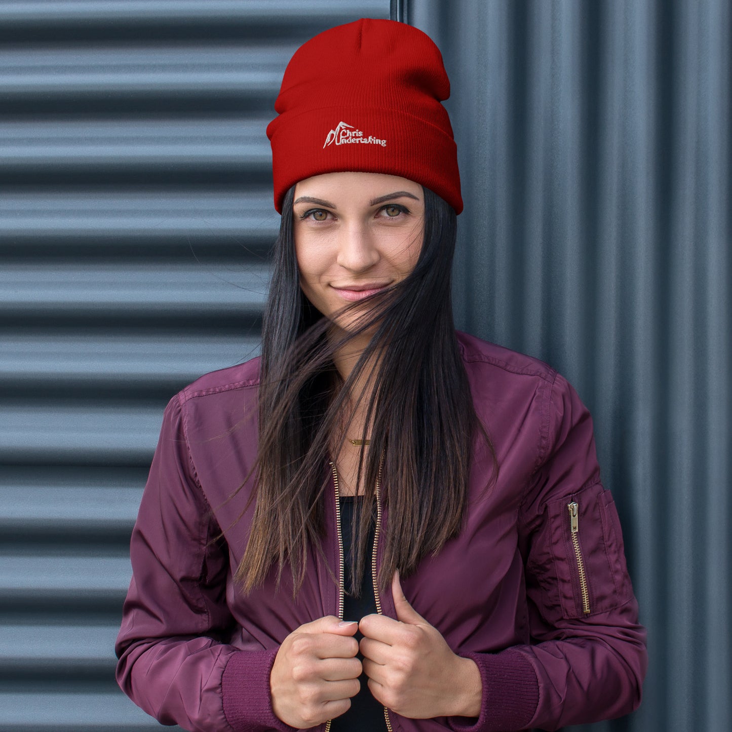 Embroidered Beanie